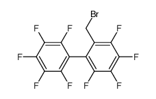 2-Bromomethylnonafluorobiphenyl结构式