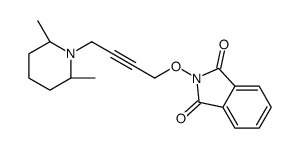 2-[4-[(2R,6S)-2,6-dimethylpiperidin-1-yl]but-2-ynoxy]isoindole-1,3-dione Structure