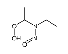 N-ethyl-N-(1-hydroperoxyethyl)nitrous amide Structure