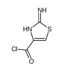 4-Thiazolecarbonyl chloride, 2-amino- (9CI) structure