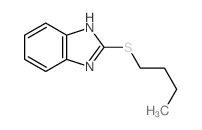 2-butylsulfanyl-1H-benzoimidazole Structure