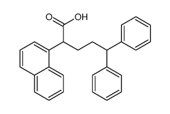 2-naphthalen-1-yl-5,5-diphenylpentanoic acid结构式