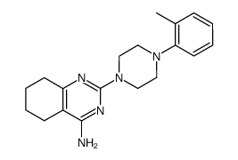 2-[4-(2-Methylphenyl)piperazino]-4-amino-5,6-tetramethylenepyrimidine Structure