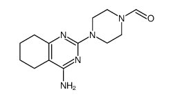 2-(4-formylpiperazino)-4-amino-5,6-tetramethylenepyrimidine Structure