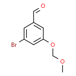 3-Bromo-5-(methoxymethoxy)benzaldehyde structure