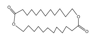 1,14-dioxacyclohexacosane-2,15-dione Structure