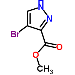 Methyl 4-bromo-1H-pyrazole-3-carboxylate structure