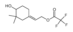 (EZ)-6-hydroxy-2-ochtoden-1-yl trifluoroacetate结构式