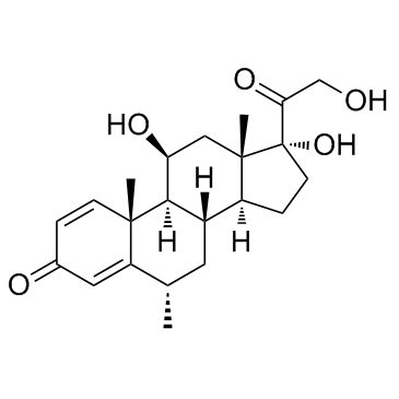 甲基泼尼松龙结构式