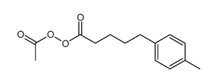 acetic 5-(p-tolyl)pentanoic peroxyanhydride结构式