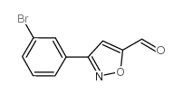 3-(3-BROMO-PHENYL)-ISOXAZOLE-5-CARBALDEHYDE picture