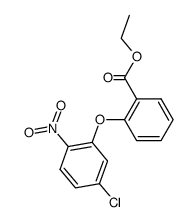 ethyl 2-(5-chloro-2-nitrophenyloxy)benzoate结构式