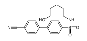 4-(4-cyanophenyl)-N-(5-hydroxypentyl)benzenesulfonamide结构式