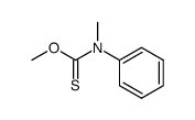 O-methyl N-methyl-N-phenylcarbamothioate结构式