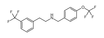 Benzeneethanamine, N-[[4-(trifluoromethoxy)phenyl]methyl]-3-(trifluoromethyl)结构式