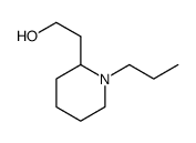 2-PIPERIDINEETHANOL,1-PROPYL- Structure