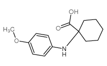 1-(4-甲氧基苯胺基)环己烷羧酸图片