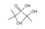 bis-(α-hydroxy-isopropyl)-phosphinic acid Structure