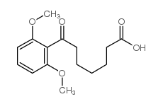 7-(2,6-dimethoxyphenyl)-7-oxoheptanoic acid图片