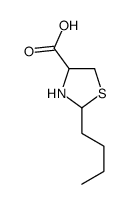 2-Butyl-1,3-thiazolidine-4-carboxylic acid结构式