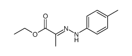 Propanoic acid, 2-[(4-methylphenyl)hydrazono]-, ethyl ester, (E) Structure