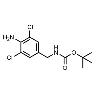 tert-Butyl (4-amino-3,5-dichlorobenzyl)carbamate Structure