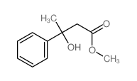 methyl 3-hydroxy-3-phenyl-butanoate structure