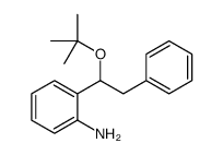 2-[1-[(2-methylpropan-2-yl)oxy]-2-phenylethyl]aniline结构式