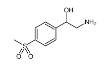 Benzenemethanol, α-(aminomethyl)-4-(methylsulfonyl)结构式