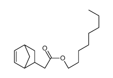 octyl 2-(5-bicyclo[2.2.1]hept-2-enyl)acetate结构式