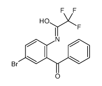 N-(2-benzoyl-4-bromophenyl)-2,2,2-trifluoroacetamide Structure