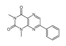 1,3-dimethyl-7-phenylpteridine-2,4-dione Structure