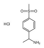 1-[4-(Methylsulfonyl)Phenyl]Ethanamine Hydrochloride结构式