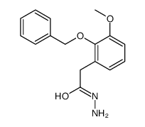 2-(3-methoxy-2-phenylmethoxyphenyl)acetohydrazide Structure