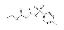 ethyl (S)-3-tosyloxy-butanoate Structure