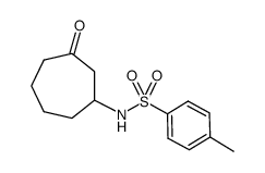 4-methyl-N-(3-oxocycloheptyl)benzenesulfonamide Structure