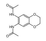 N,N'-(2,3-dihydro-benzo[1,4]dioxine-6,7-diyl)-bis-acetamide Structure