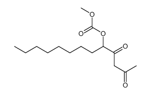 Carbonic acid methyl ester 1-(3-oxo-butyryl)-nonyl ester结构式