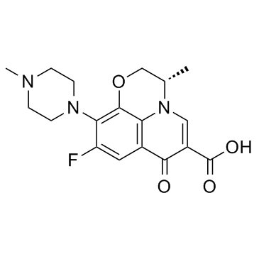 左氧氟沙星结构式