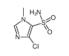 Imidazole-5-sulfonamide, 4-chloro-1-methyl- (6CI)结构式