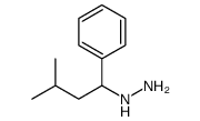 (3-Methyl-1-phenylbutyl)hydrazine结构式