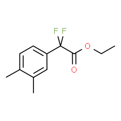 ethyl 2-(3,4-dimethylphenyl)-2,2-difluoroacetate structure