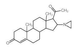 Pregn-4-ene-3,20-dione,16-(1-aziridinyl)- (7CI,8CI,9CI) picture