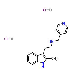 2-(2-Methyl-1H-indol-3-yl)-N-(4-pyridinylmethyl)ethanamine dihydrochloride Structure