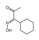 1-cyclohexyl-1-hydroxyiminopropan-2-one Structure