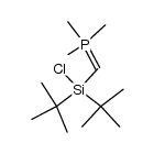 [(Di-tert-butylchlorsilyl)methylen]trimethylphosphoran结构式