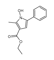 1-hydroxy-2-methyl-5-phenyl-pyrrole-3-carboxylic acid ethyl ester Structure