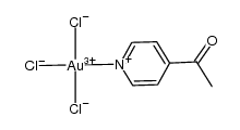 trichloro(4-acetylpyridine)gold(III) Structure