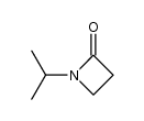 1-isopropylazetidin-2-one结构式