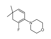 4-(2-fluoro-4,4-dimethylcyclohexa-1,5-dien-1-yl)morpholine Structure